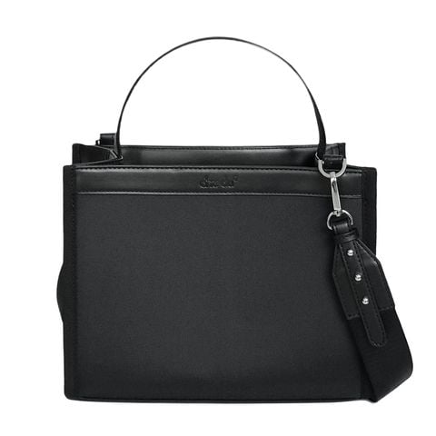  Túi Daily Canvas Quai Da Thời Trang Nam Nữ Chu Du - Màu Đen - Medium 