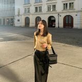  Túi Silence Canvas Quai Da Thời Trang Nam Nữ Chu Du - Màu Đen 