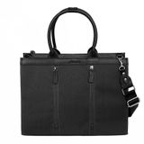  Túi Canvas Quai Da Thời Trang Nam Nữ Chu Du - Wipac Bag 15 Inches - Màu Đen 