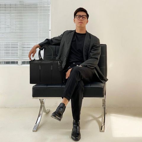  Túi Wipac Canvas Quai Da Thời Trang Nam Nữ Chu Du - 13 Inches - Màu Đen 