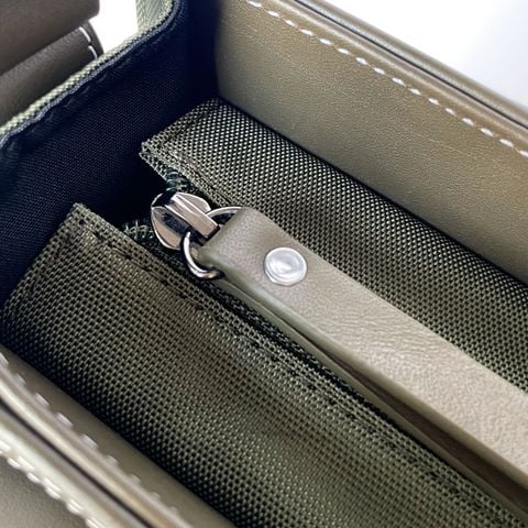  Túi Silence Canvas Quai Da Thời Trang Nam Nữ Chu Du - Màu Xanh Rêu 