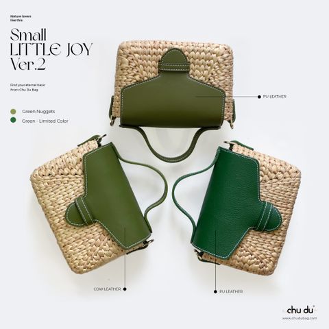  Combo Set 6 - Hai Túi Small Little Joy Ver.2 Lục Bình Quai Da Thời Trang Chu Du 