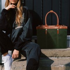  Túi Wipac Canvas Quai Da Thời Trang Nam Nữ Chu Du - 13 Inches - Màu Xanh Rêu 