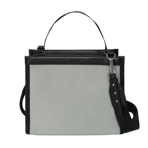  Túi Daily Canvas Quai Da Thời Trang Nam Nữ Chu Du - Màu Xám - Medium 