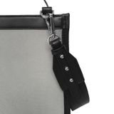  Túi Daily Canvas Quai Da Thời Trang Nam Nữ Chu Du - Màu Xám Đính Hoa - Size Vừa 