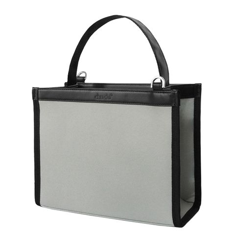  Túi Daily Canvas Quai Da Thời Trang Nam Nữ Chu Du - Màu Xám - Medium 