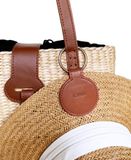  Kẹp Giữ Nón Da Circle Thời Trang Nam Nữ Chu Du - Hình Tròn 