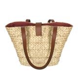  Túi Cói Quai Da Thời Trang Chu Du - Large Basket Bag 