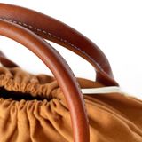  Túi Lục Bình Quai Da Thời Trang Chu Du - Medium Little Joy Bag Ver 1 - Quai Nâu 