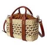  Túi Lục Bình Quai Da Thời Trang Chu Du - Medium Little Joy Bag Ver 1 - Quai Nâu 