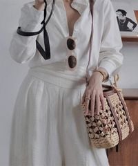  Túi Lục Bình Quai Da Thời Trang Chu Du - Medium Little Joy Bag Ver 1 - Quai Nâu 