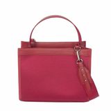  Túi Daily Canvas Quai Da Thời Trang Nam Nữ Chu Du - Màu Đỏ Đô - Medium 