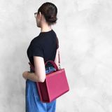  Túi Daily Canvas Quai Da Thời Trang Nam Nữ Chu Du - Màu Đỏ Đô - Medium 