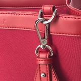  Túi Daily Canvas Quai Da Thời Trang Nam Nữ Chu Du - Màu Đỏ Đô - Medium 