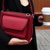  Túi Silence Canvas Quai Da Thời Trang Nam Nữ Chu Du - Màu Đỏ Đô 