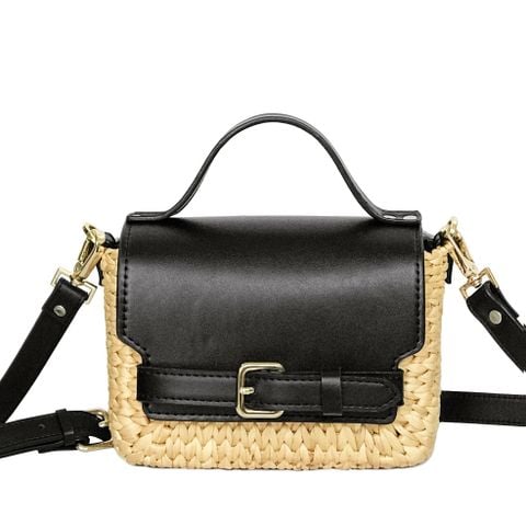  Túi Small Little Joy Ver.1 Lục Bình Quai Da Thời Trang Nữ Chu Du - Quai Da Đen 