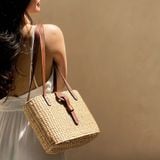  Túi Lục Bình Square Basket Quai Da Thời Trang Nữ Chu Du 