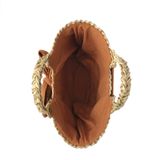  Túi Cói TieBow Basket Thời Trang Nữ Chu Du - Nơ Cam 