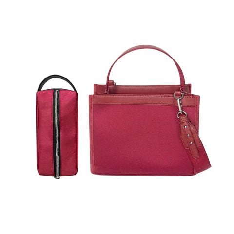  Combo Set 11 - Túi Daily Và Bread Zipper Canvas Quai Da Thời Trang Chu Du - Size Trung 