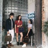  Túi Canvas Quai Da Thời Trang Nam Nữ Chu Du - Letter Bag 13 Inches - Màu Xanh Rêu 