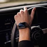  Dây Da Đồng Hồ Apple Thời Trang Cao Cấp Nam Nữ Chu Du - Da Bò - Màu Nâu Đậm 