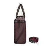  Túi Canvas Quai Da Thời Trang Nam Nữ Chu Du - Wipac Bag 15 Inches - Màu Nâu Đậm 