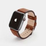  Dây Da Đồng Hồ Apple Thời Trang Cao Cấp Nam-Nữ Chu Du - Da Bò - Màu Nâu 