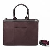  Túi Canvas Quai Da Thời Trang Nam Nữ Chu Du - Wipac Bag 15 Inches - Màu Nâu Đậm 