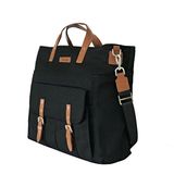 Túi Canvas Quai Da Thời Trang Nam Nữ Chu Du - Mr.Square Bag - Màu Đen 