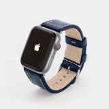  Dây Da Đồng Hồ Apple Thời Trang Cao Cấp Nam Nữ Chu Du - Da Bò - Màu Xanh Navy 