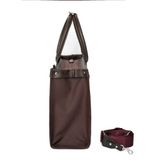  Túi Canvas Quai Da Thời Trang Nam Nữ Chu Du - Wipac Bag 13 Inches - Màu Nâu Đậm 