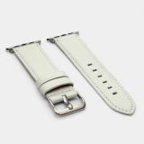  Dây Da Đồng Hồ Apple Thời Trang Cao Cấp Nam-Nữ Chu Du - Da Bò - Màu Trắng 