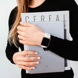  Dây Da Đồng Hồ Apple Thời Trang Cao Cấp Nam-Nữ Chu Du - Da Bò - Màu Trắng 