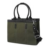  Túi Canvas Quai Da Thời Trang Nam Nữ Chu Du - Wipac Bag 13 Inches - Màu Xanh Rêu - Phiên Bản Cũ 