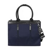  Túi Canvas Quai Da Thời Trang Nam Nữ Chu Du - Wipac Bag 13 Inches - Màu Xanh Navy 