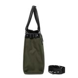  Túi Canvas Quai Da Thời Trang Nam Nữ Chu Du - Wipac Bag 13 Inches - Màu Xanh Rêu - Phiên Bản Cũ 