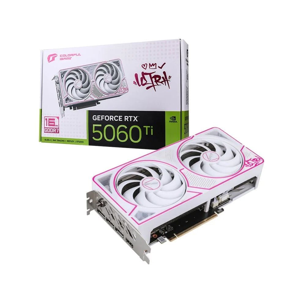 Card màn hình Colorful IGame GeForce RTX 5060 Ti Ultra W Duo OC 16GB-V