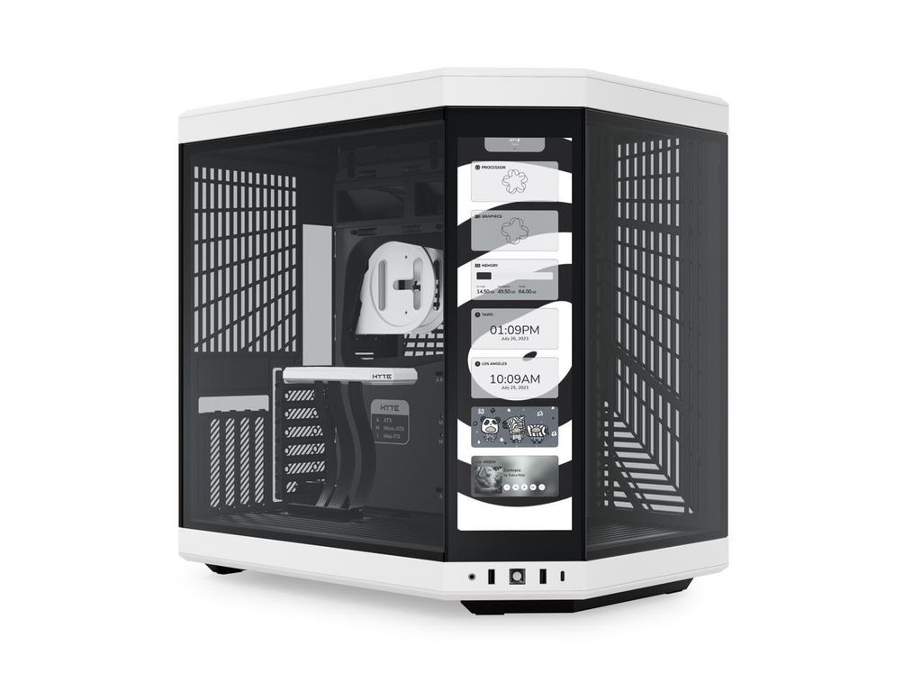 CASE HYTE Y70 TOUCH BLACK/WHITE