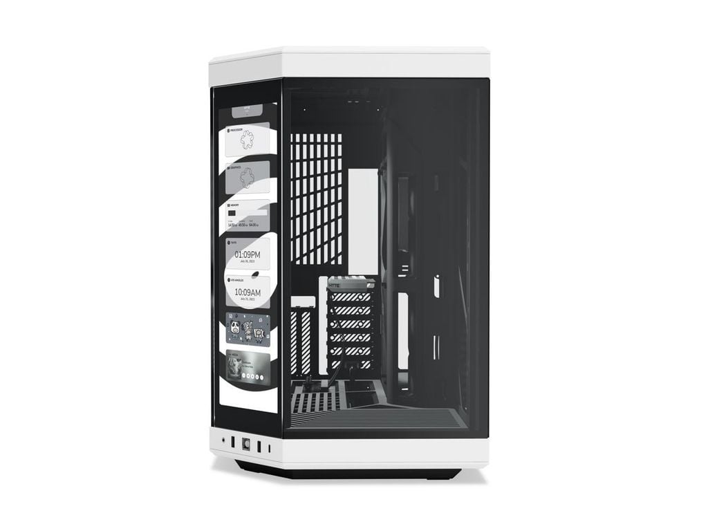 CASE HYTE Y70 TOUCH BLACK/WHITE