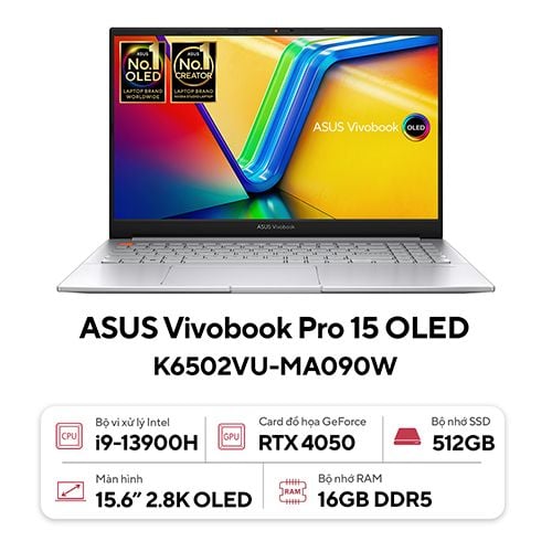 Laptop ASUS VivoBook Pro 15 OLED K6502VU MA090W