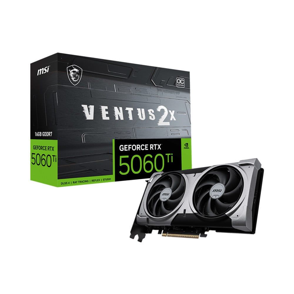  Card màn hình MSI GeForce RTX 5060 Ti 16G VENTUS 2X OC PLUS 
