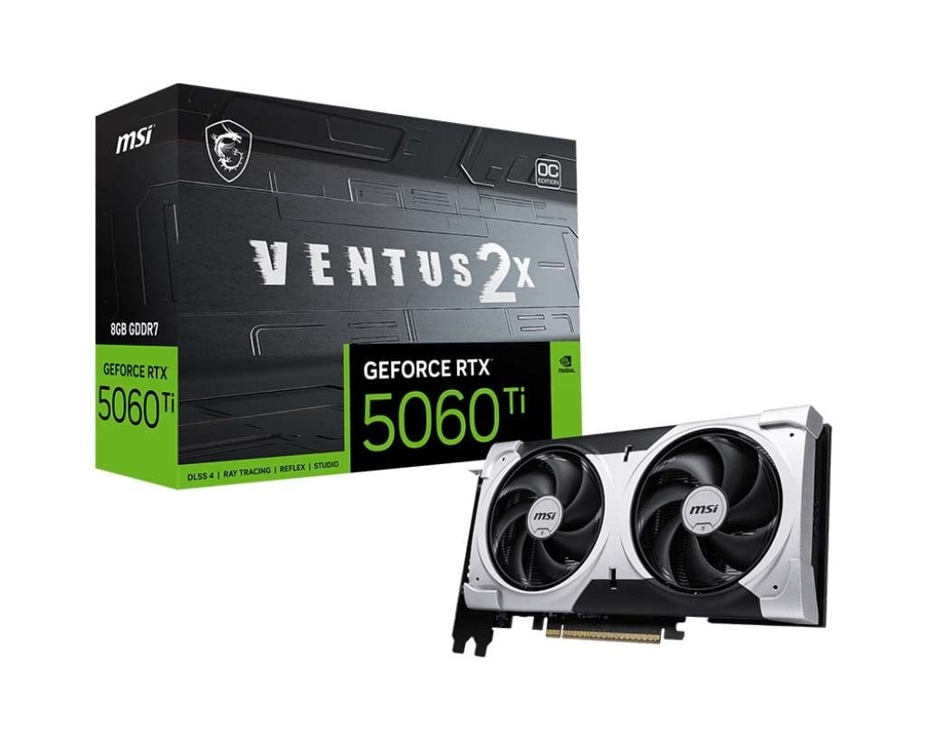 Card màn hình MSI GeForce RTX 5060 Ti 8G VENTUS 2X OC PLUS