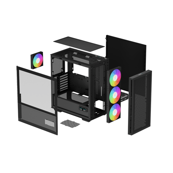  CASE DEEPCOOL CH560 DIGITAL BLACK 