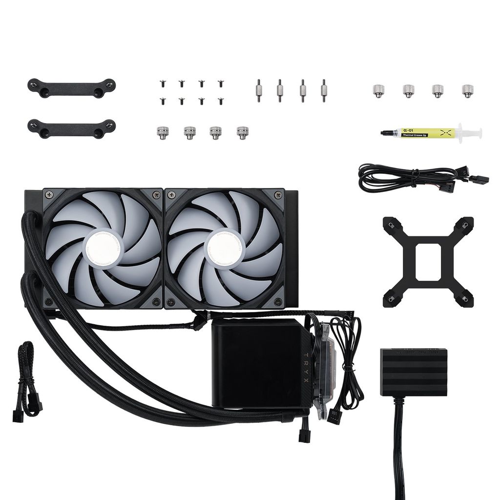Tản nhiệt nước AIO TRYX PANORAMA ARGB 240 | Black - White