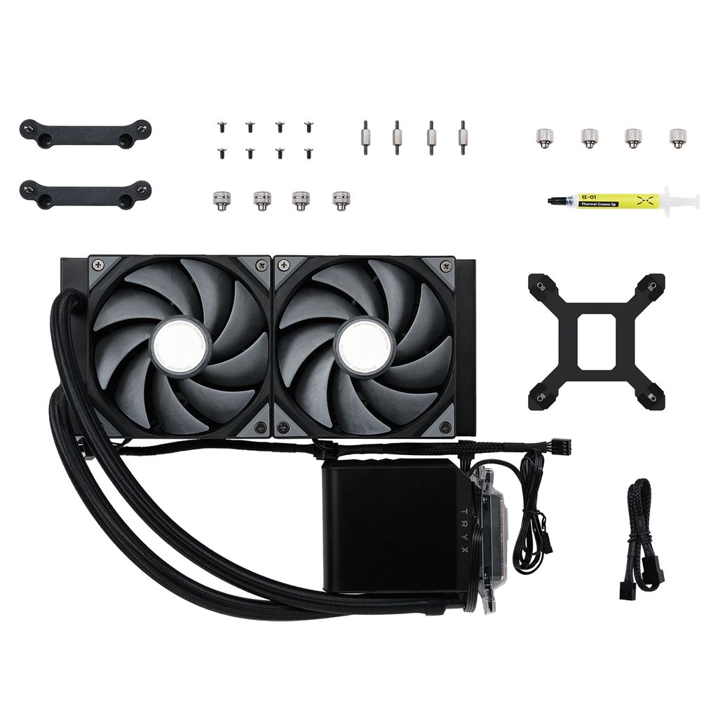 Tản nhiệt nước AIO TRYX PANORAMA 240 | Black - White