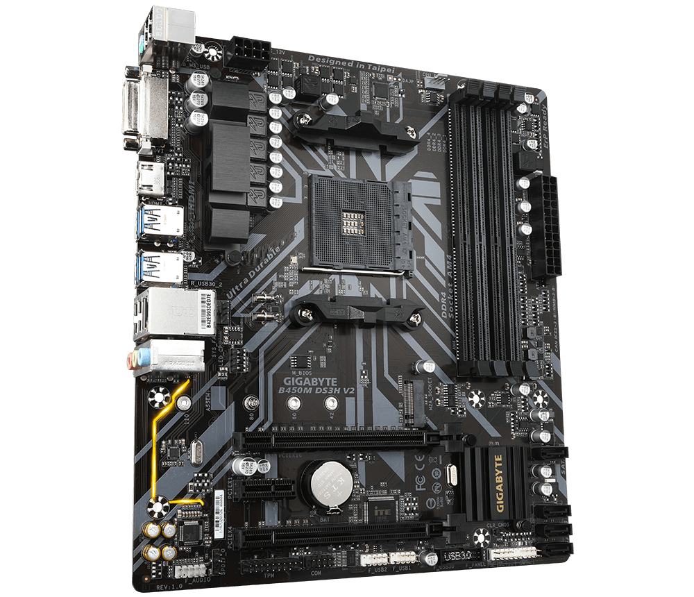MAINBOARD GIGABYTE B450M DS3H V2