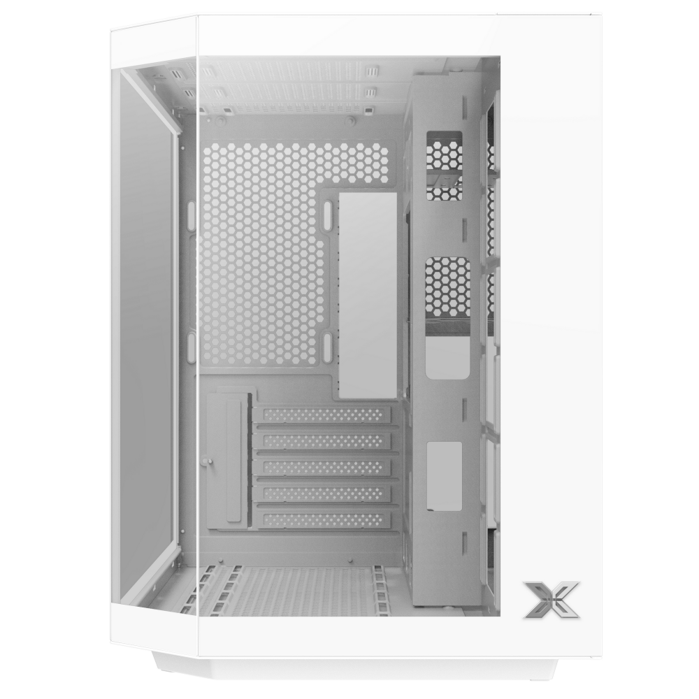 Case Xigmatek Cubi M | Black - White | M-ATX (No Fan)