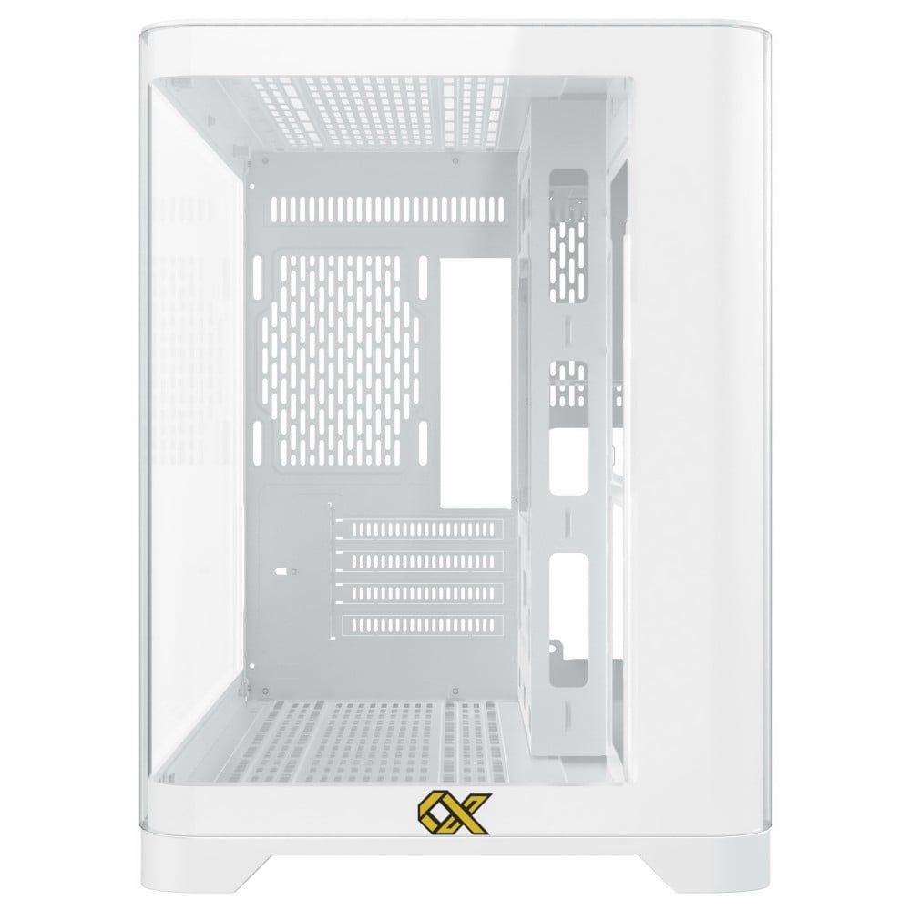 CASE XIGMATEK ALPHA - PANO M (EN43079) - PREMIUM M-ATX GAMING CASE | Black - White