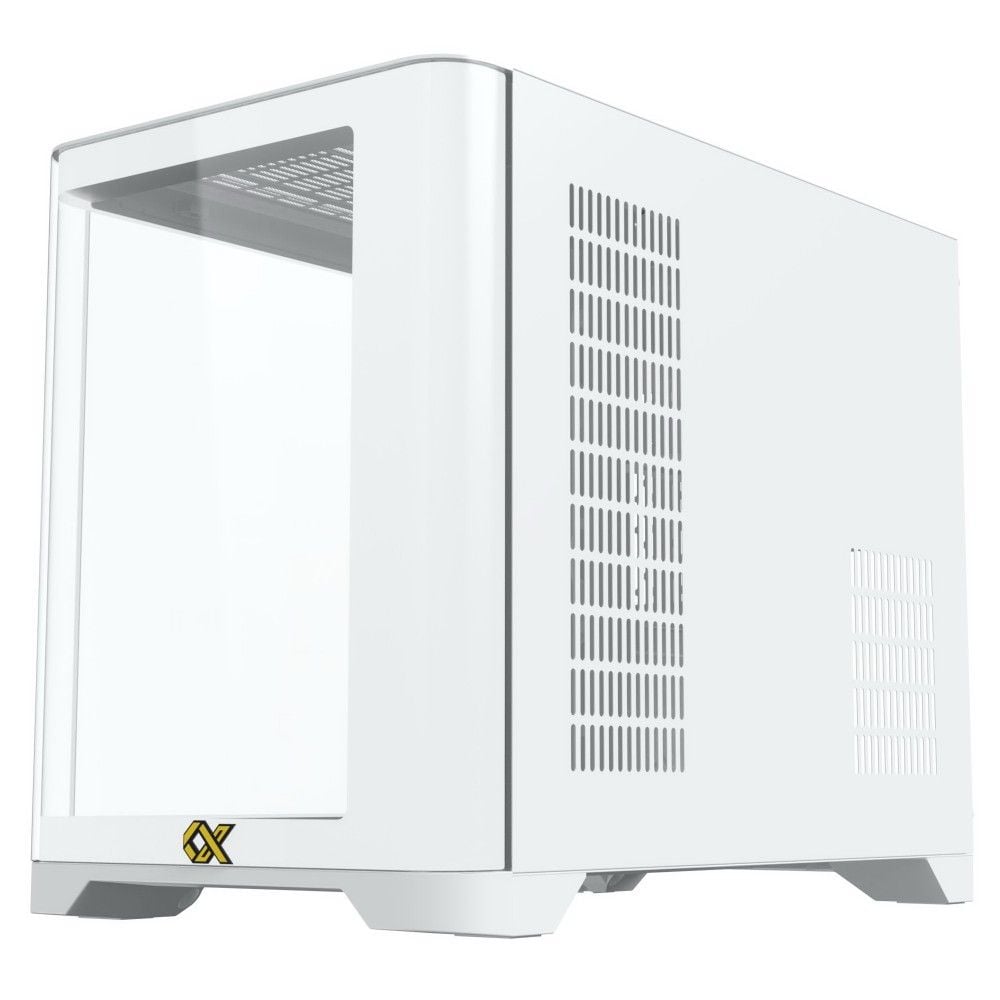 CASE XIGMATEK ALPHA - PANO M (EN43079) - PREMIUM M-ATX GAMING CASE | Black - White