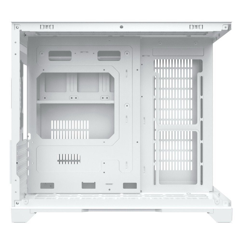 CASE XIGMATEK ALPHA - PANO M (EN43079) - PREMIUM M-ATX GAMING CASE | Black - White